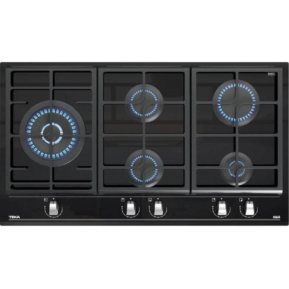 Газовая варочная панель TEKA GZC 95320 XBC NIGHT RIVER BLACK