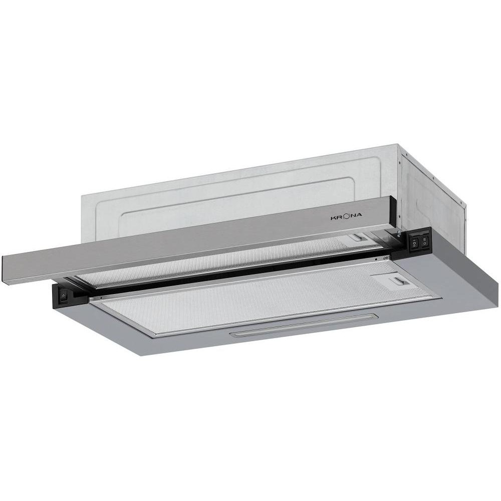Встраиваемая вытяжка KRONA KERRY E 600 INOX PB V2