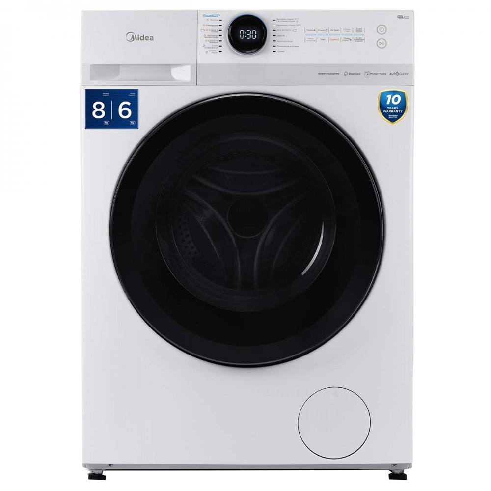 Cтиральная машина MIDEA MF200D80WBS/W-RU
