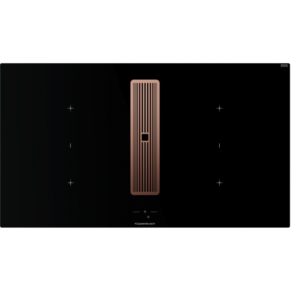 Индукционная варочная поверхность с вытяжкой Kuppersbusch KMI 9850.1 SR-E Copper