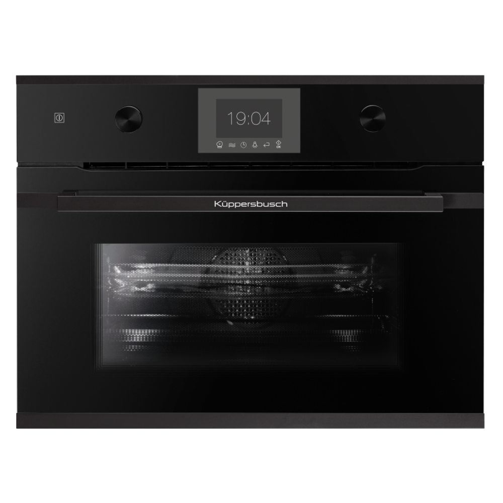 Компактный духовой шкаф с СВЧ KUPPERSBUSCH CBM 6350.0 S5 BLACK VELVET