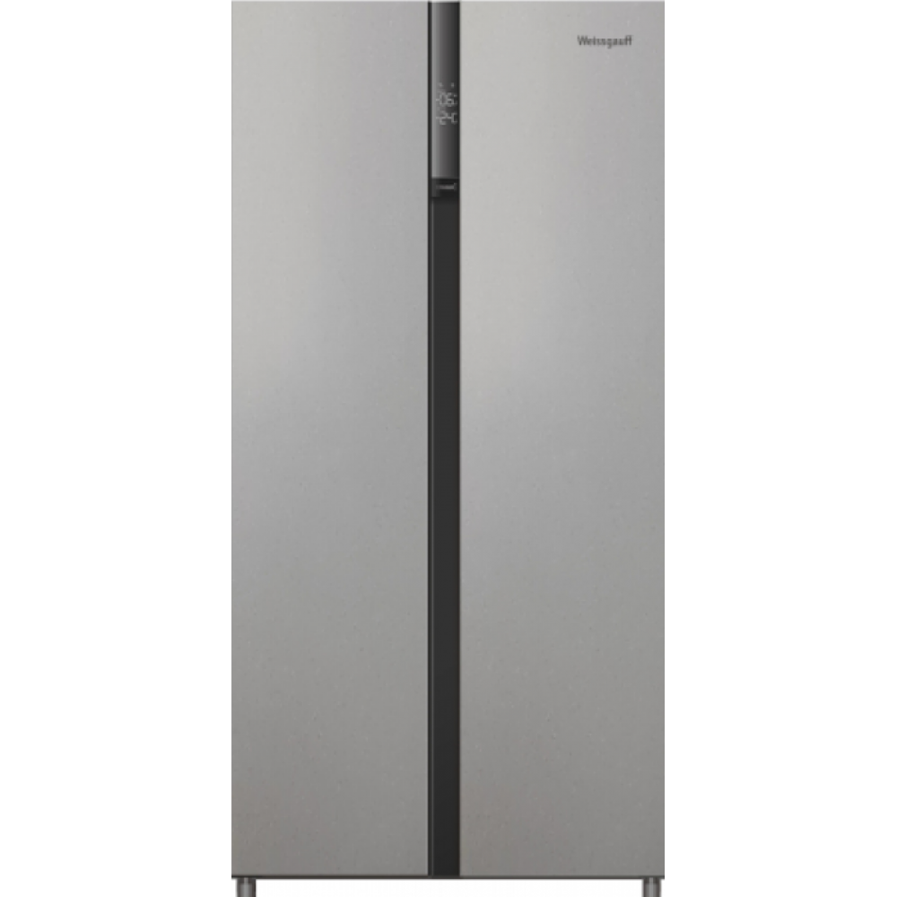 Холодильник WEISSGAUFF WSBS 600 NOFROST INVERTER BRU STEEL GLASS