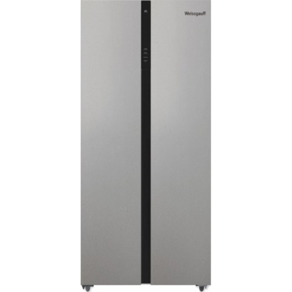 Холодильник WEISSGAUFF WSBS 500 INVERTER NOFROST BRU STEEL GLASS