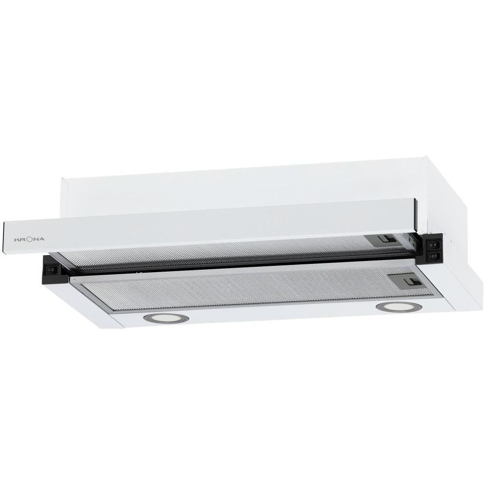 Встраиваемая вытяжка Krona KAMILLA T 600 WHITE (1 мотор)