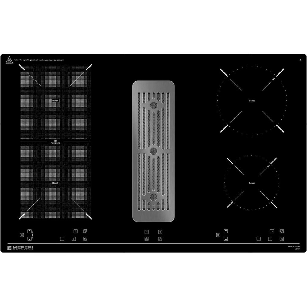 Индукционная варочная панель с вытяжкой MEFERI XSMART35IX ULTRA