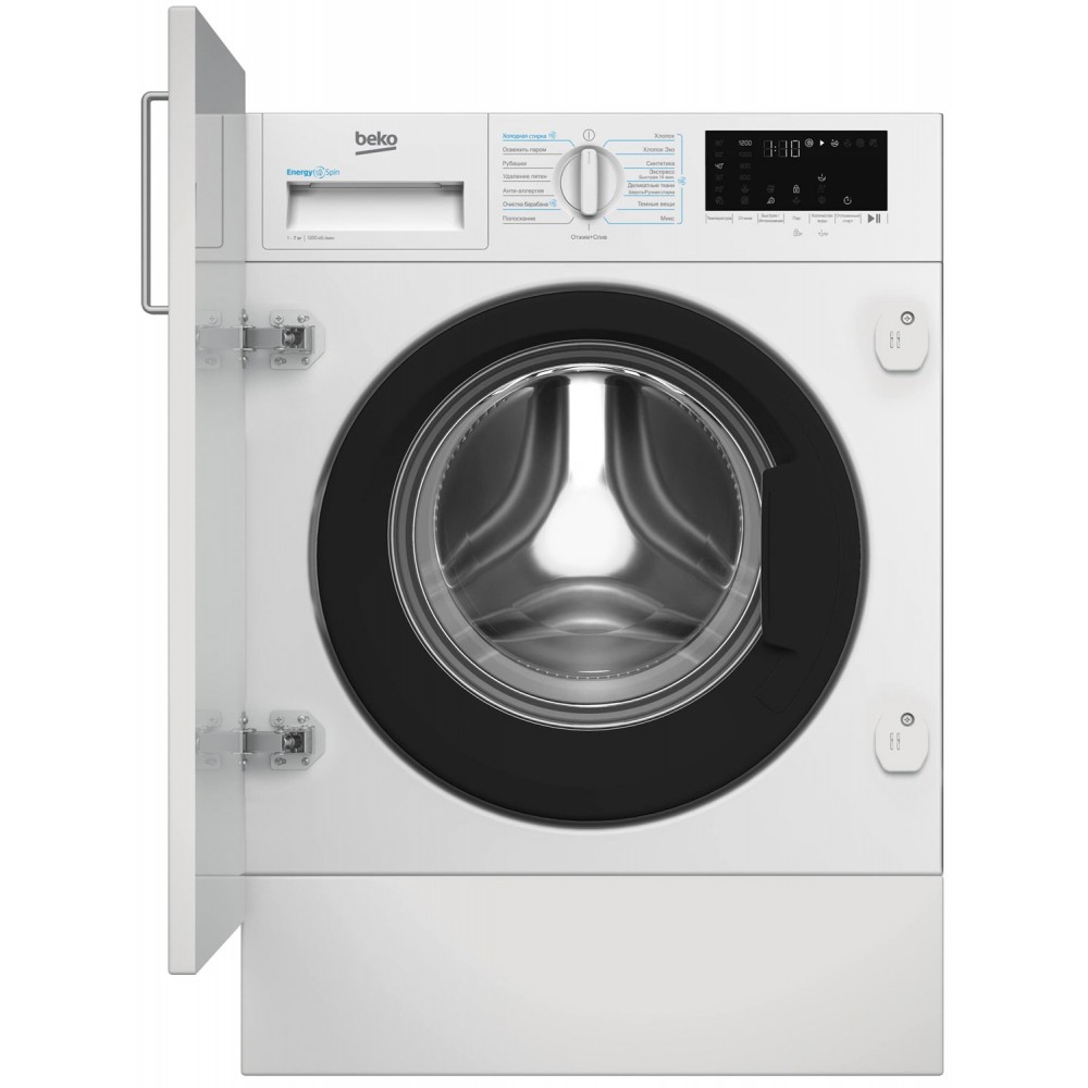 Встраиваемая стиральная машина Beko BI3WBT8721 W белая