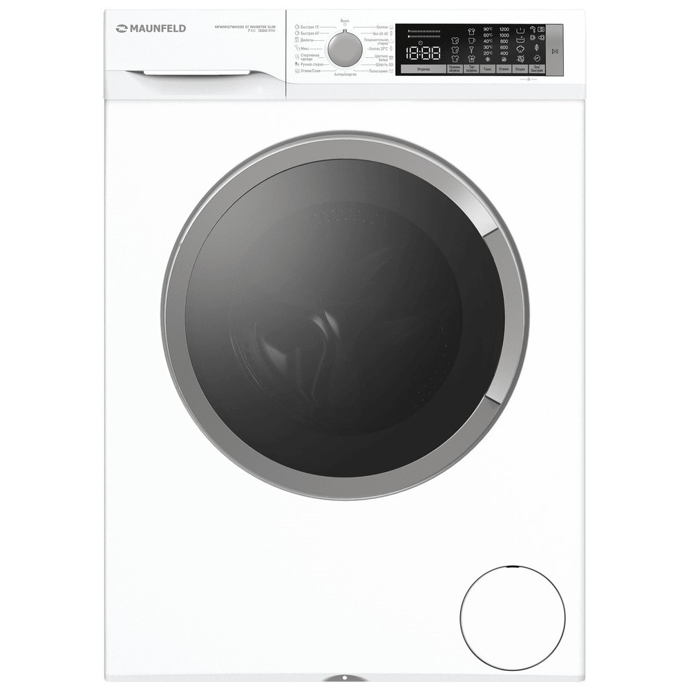 Стиральная машина Maunfeld MFWM127WH200 ST INVERTER SLIM