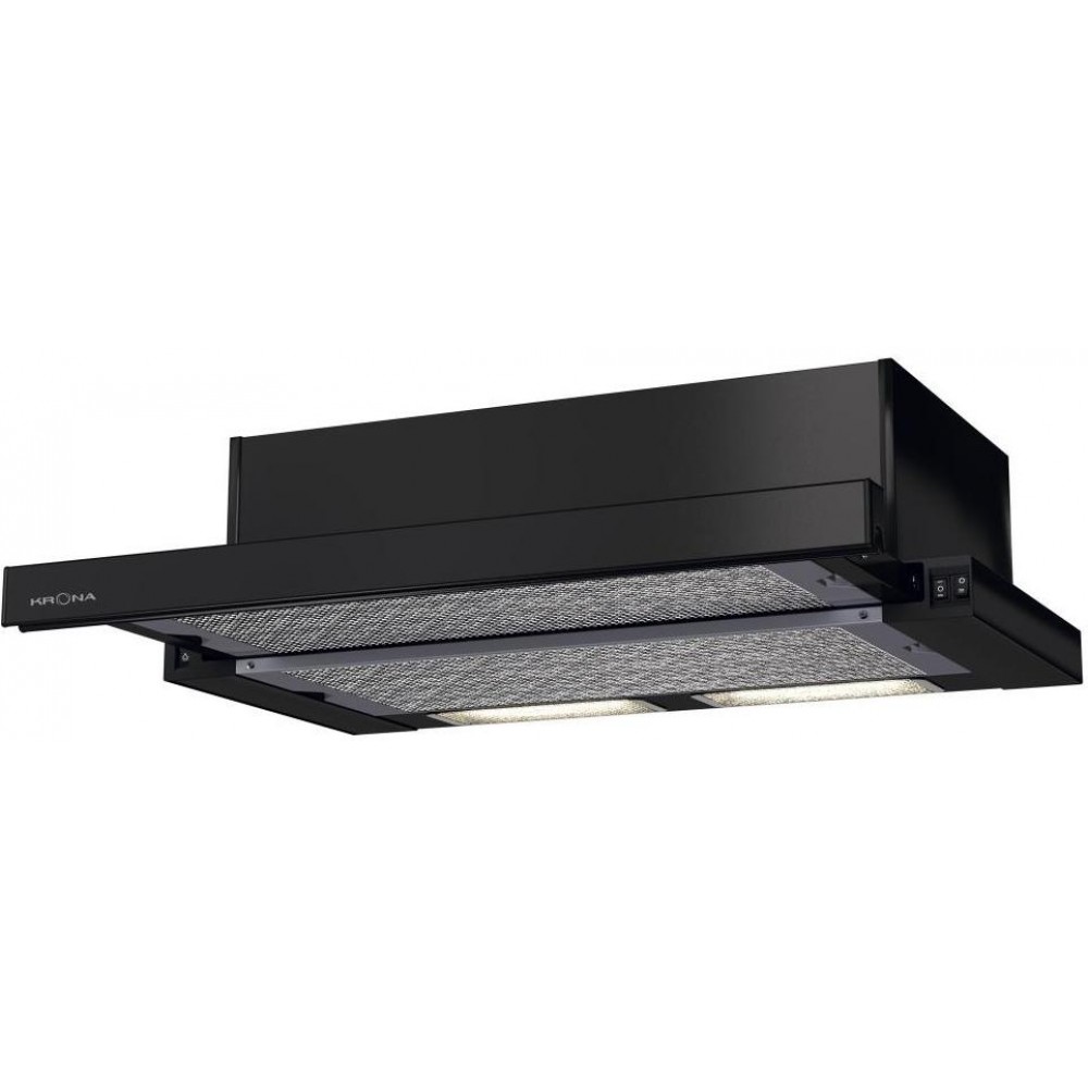 Вытяжка Krona VENDY 600 BLACK (1 мотор)