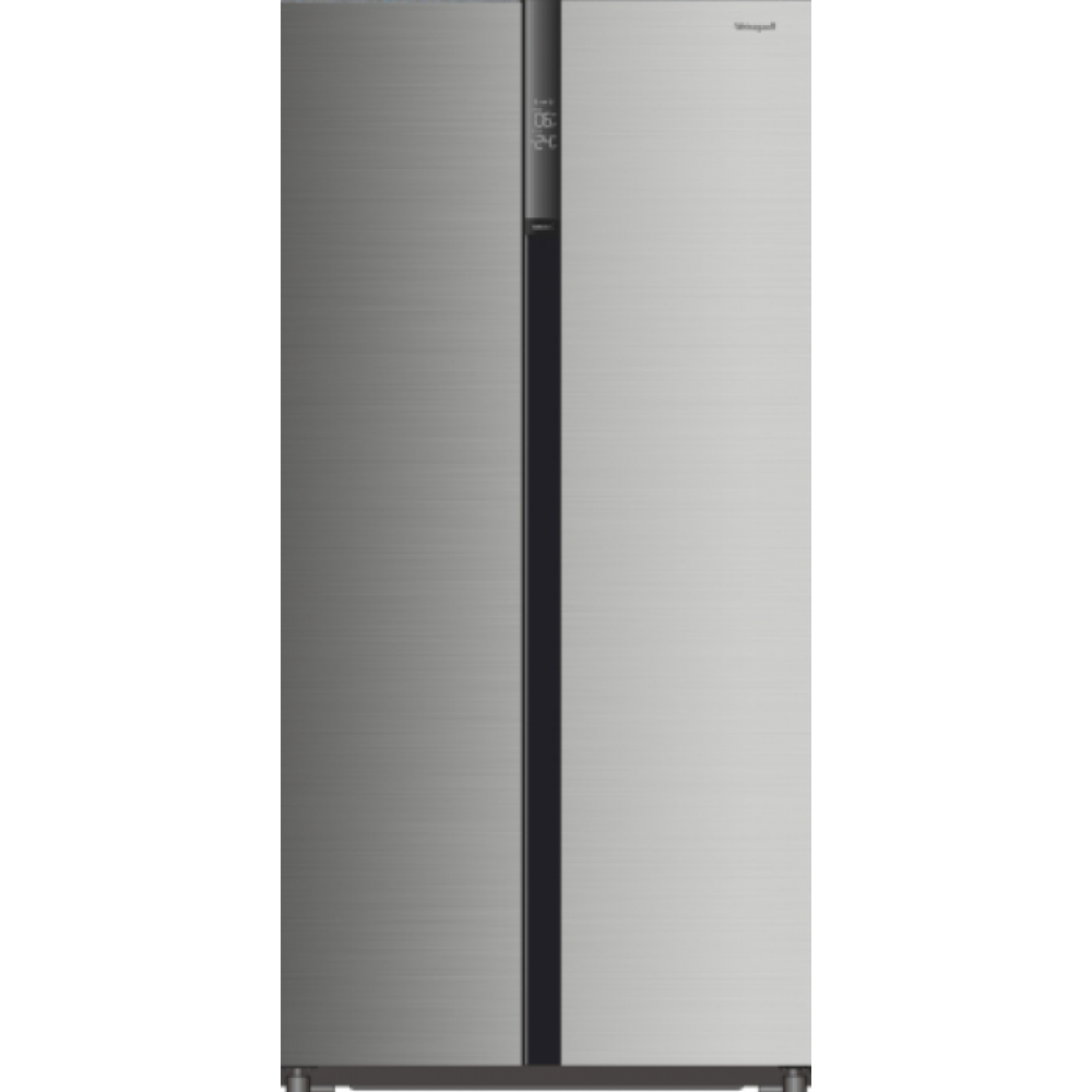 Холодильник WEISSGAUFF WSBS 590 NOFROST INVERTER PREMIUM INOX GLASS