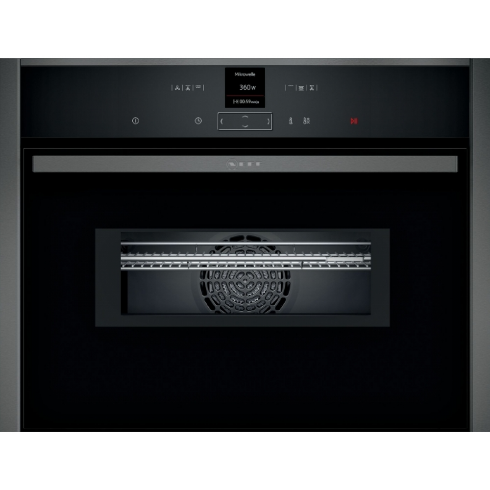 Компактный духовой шкаф с СВЧ NEFF C17MR02G0