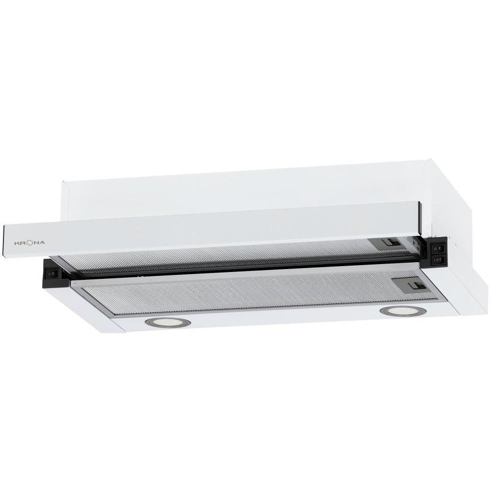 Встраиваемая вытяжка Krona KAMILLA T 600 WHITE (2 мотора)