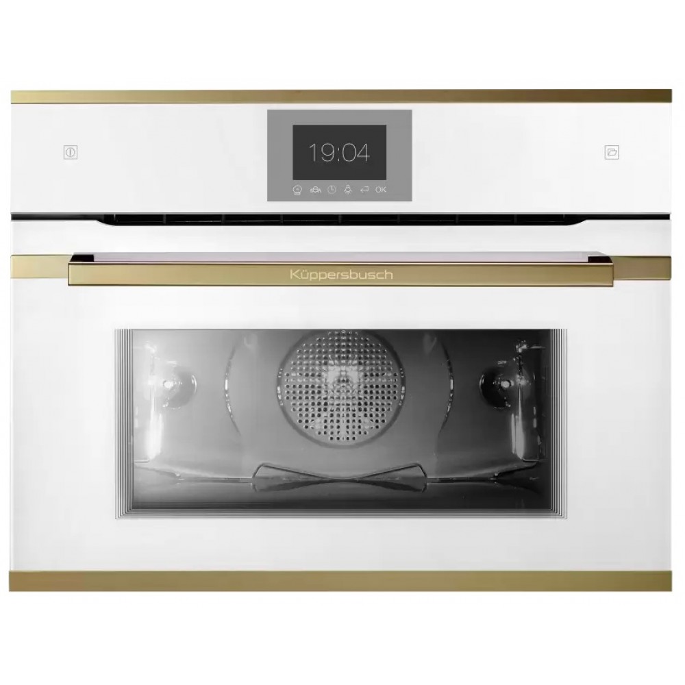 Компактный духовой шкаф с паром KUPPERSBUSCH CBD 6550.0 W4 GOLD