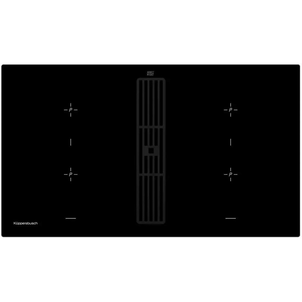 Варочная панель с вытяжкой Kuppersbusch KMI 9850.0 SR Black Velvet
