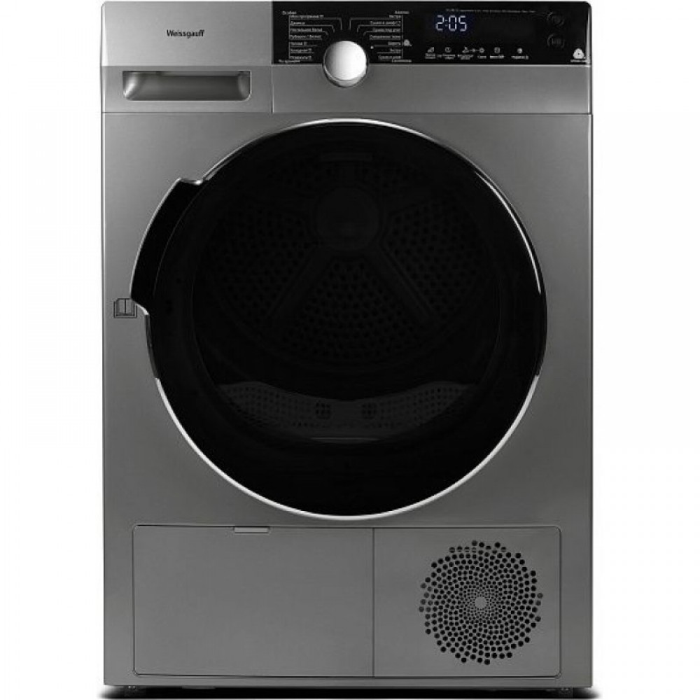 Сушильная машина WEISSGAUFF WD 599 DC INVERTER HEAT PUMP SILVER