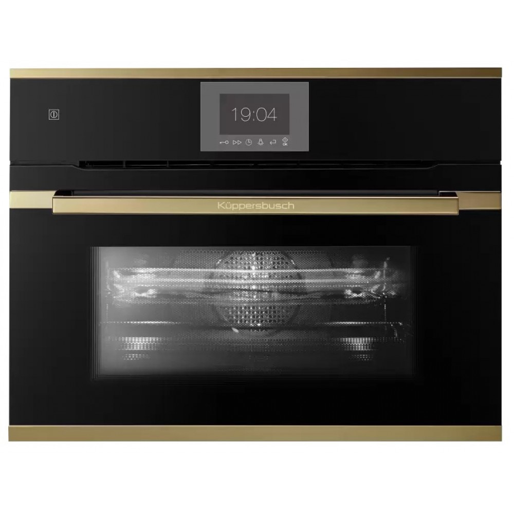 Компактный духовой шкаф с СВЧ KUPPERSBUSCH CBM 6550.0 S4 GOLD