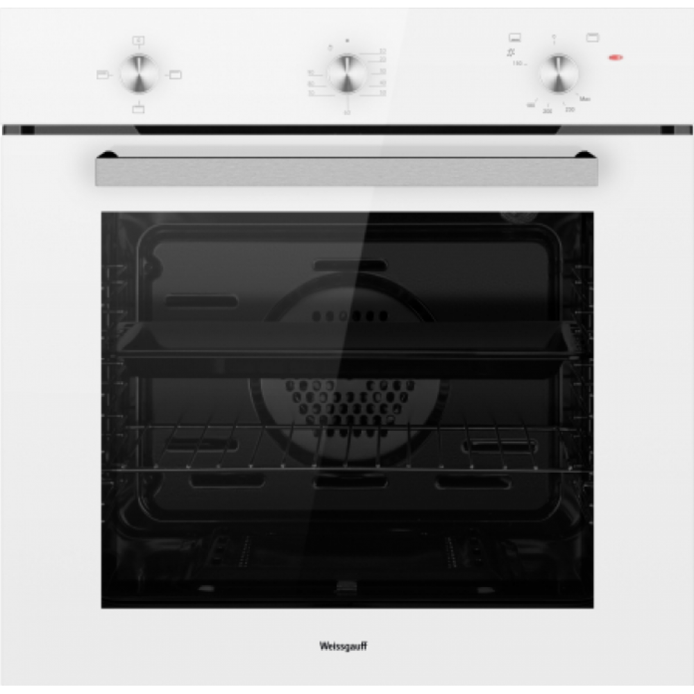 Духовой шкаф WEISSGAUFF WGO 702 WHITE GLASS