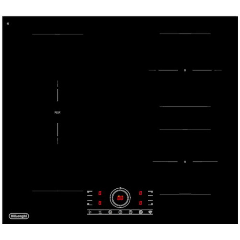 Электрическая варочная панель DELONGHI ELETTRA 4B1P CR