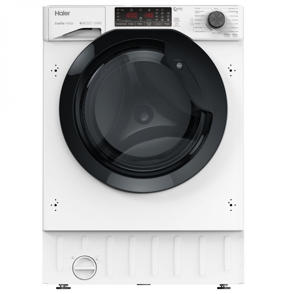 Стиральная машина HAIER HWDQ90B416FWB-RU