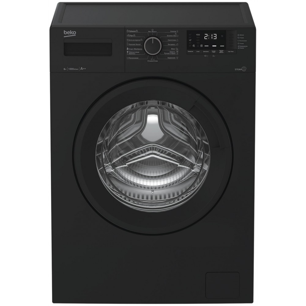 Стиральная машина Beko WSRE6512ZAA BY, антрацит