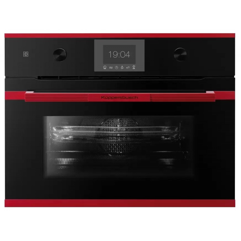 Компактный духовой шкаф с СВЧ KUPPERSBUSCH CBM 6350.0 S8 HOT CHILI
