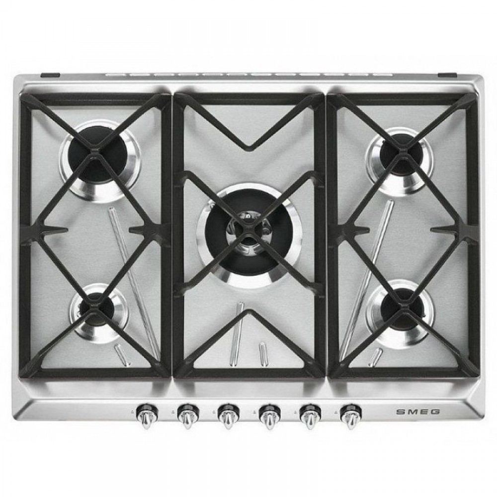 Газовая варочная панель SMEG SR975XGH
