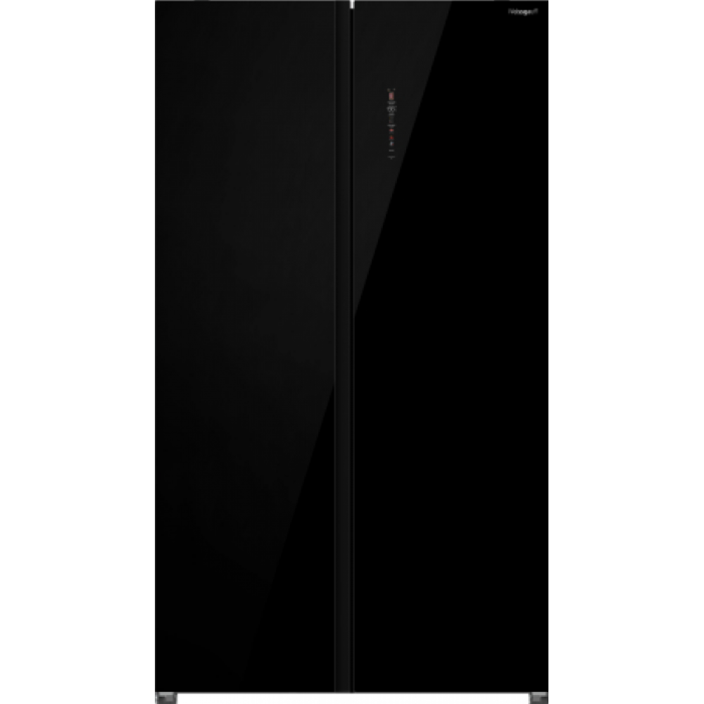 Холодильник WEISSGAUFF WSBS 1036 INVERTER NOFROST PREMIUM BLACK GLASS
