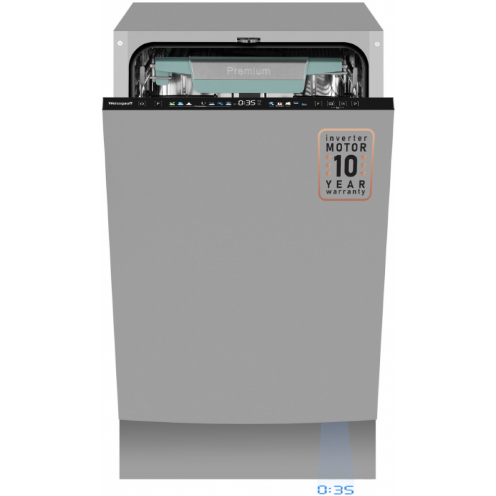 Посудомоечная машина WEISSGAUFF BDW 4160 REAL TOUCH DC INVERTER TIMER FLOOR