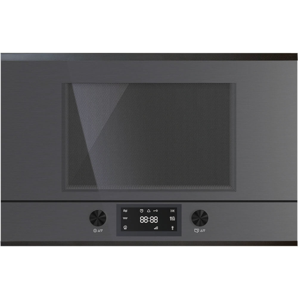 Встраиваемая микроволновая печь KUPPERSBUSCH MR 6330.0 GPH 2 BLACK CHROME