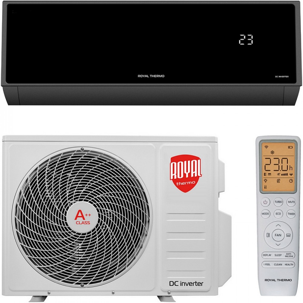 Настенный кондиционер Royal Thermo RTBI-24HN8 V2/black