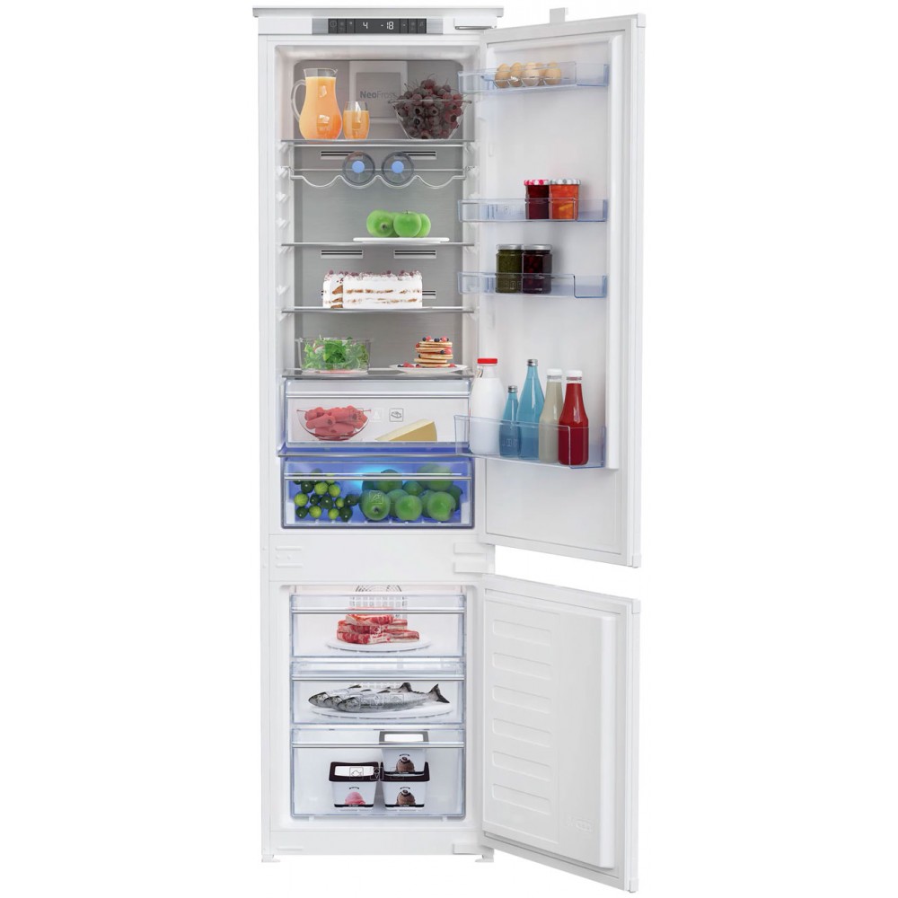 Встраиваемый двухкамерный холодильник Beko BCNA 306 E2S