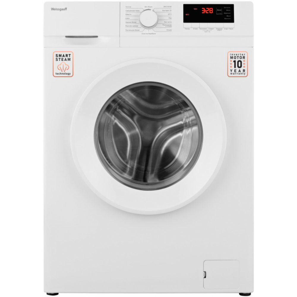 Cтиральная машина WEISSGAUFF WM 46127 DC INVERTER STEAM