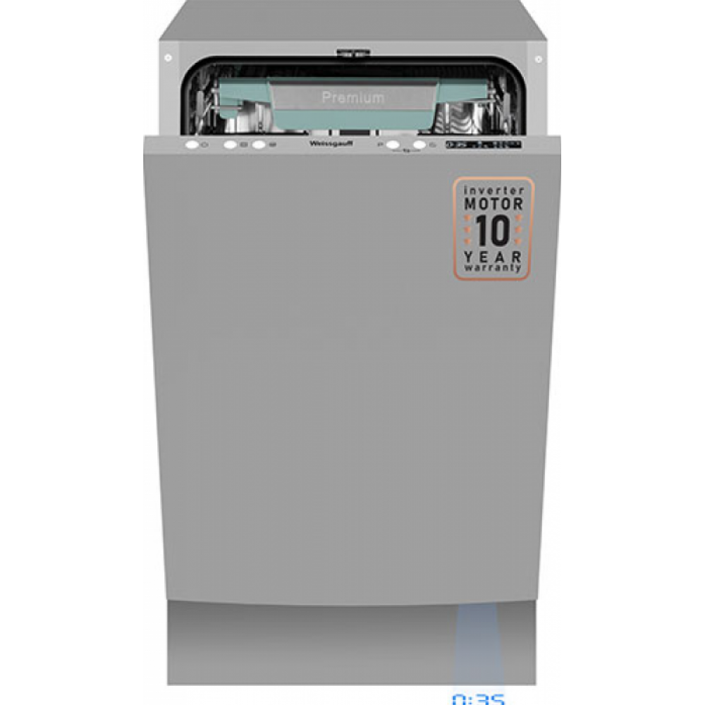 Посудомоечная машина WEISSGAUFF BDW 4575 D INVERTER AUTOOPEN TIMER FLOOR
