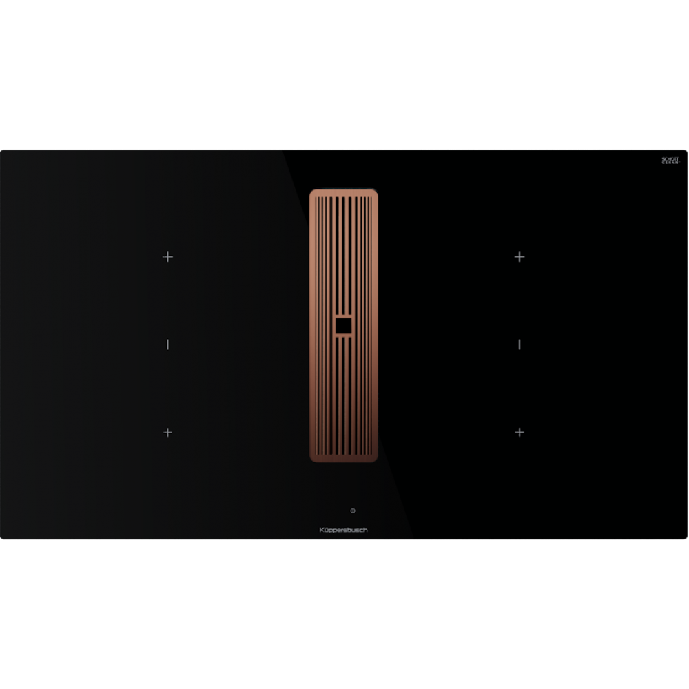 Индукционная варочная панель с вытяжкой Kuppersbusch KMI 9350.0 SR Copper
