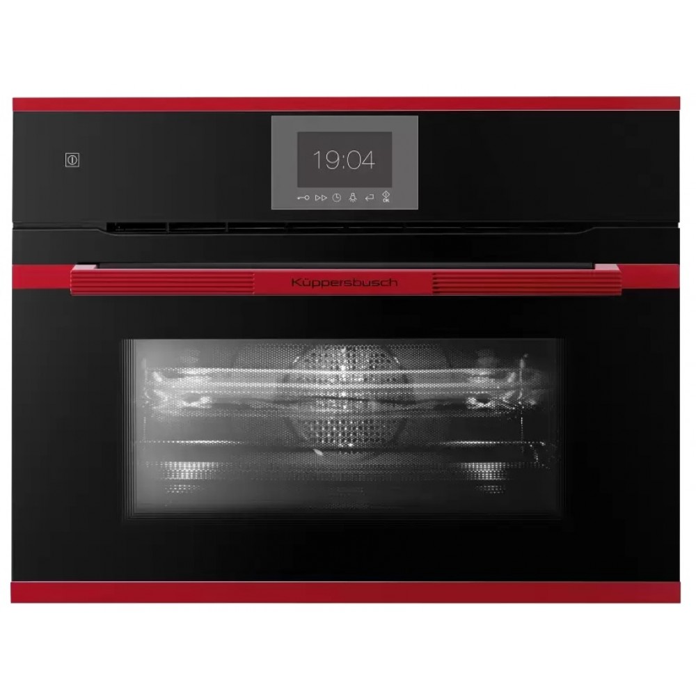 Компактный духовой шкаф с СВЧ KUPPERSBUSCH CBM 6550.0 S8 HOT CHILI
