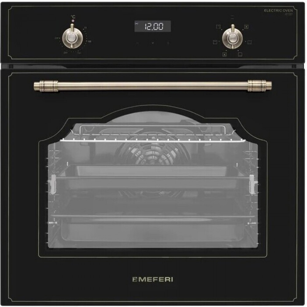 Духовой шкаф электрический MEFERI MEO606BK RETRO