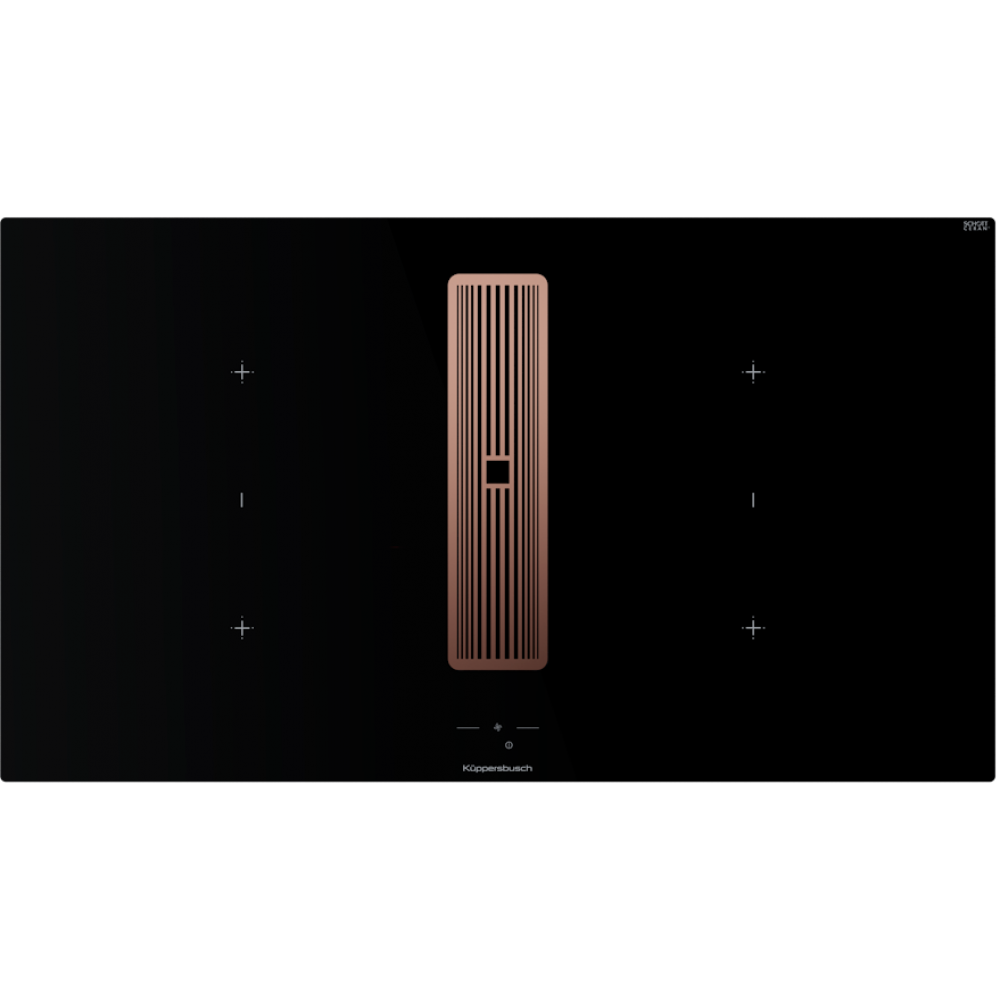 Индукционная варочная поверхность с вытяжкой Kuppersbusch KMI 9850.1 SR-S Copper