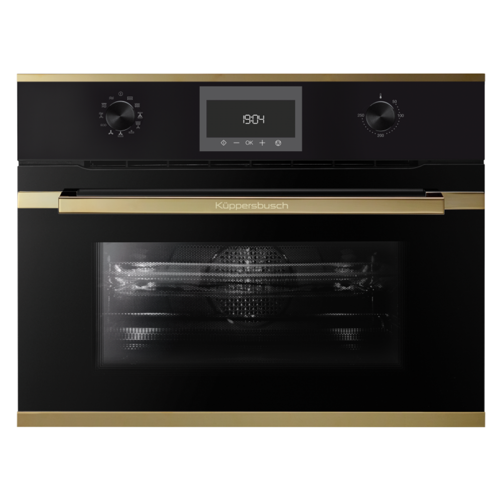 Компактный духовой шкаф с СВЧ KUPPERSBUSCH CBM 6330.0 S4 GOLD