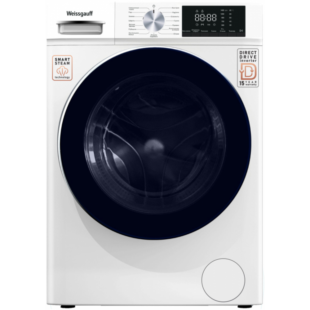 Cтиральная машина WEISSGAUFF WMD 58411 DIRECT DRIVE STEAM