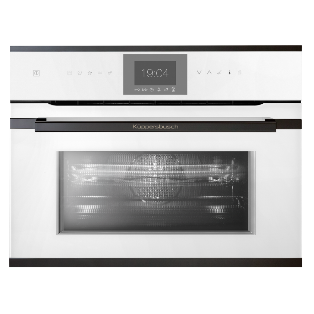 Компактный духовой шкаф с СВЧ KUPPERSBUSCH CBM 6550.0 G2 BLACK CHROME