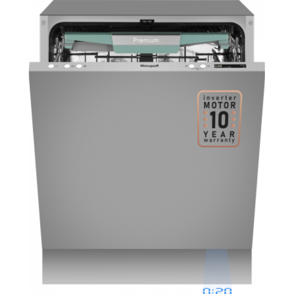 Посудомоечная машина WEISSGAUFF BDW 6075 D INVERTER AUTOOPEN TIMER FLOOR