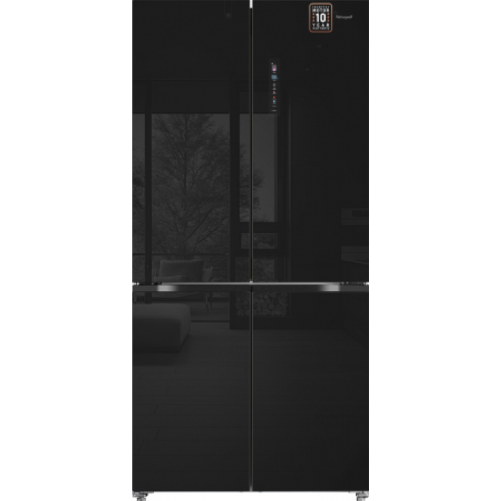Холодильник WEISSGAUFF WCD 510 BUILT-IN INVERTER NOFROST BLACK GLASS