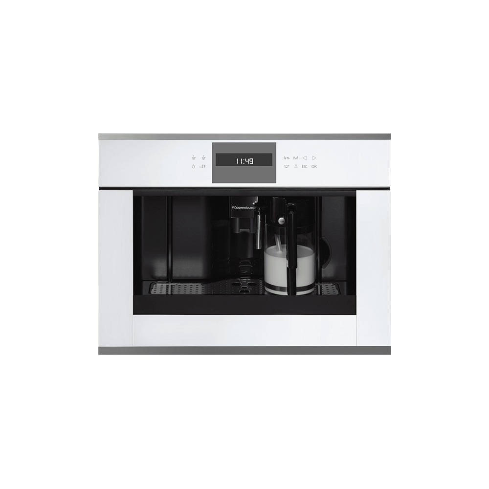 Встраиваемая кофемашина KUPPERSBUSCH CKV 6550.0 W3 SILVER CHROME