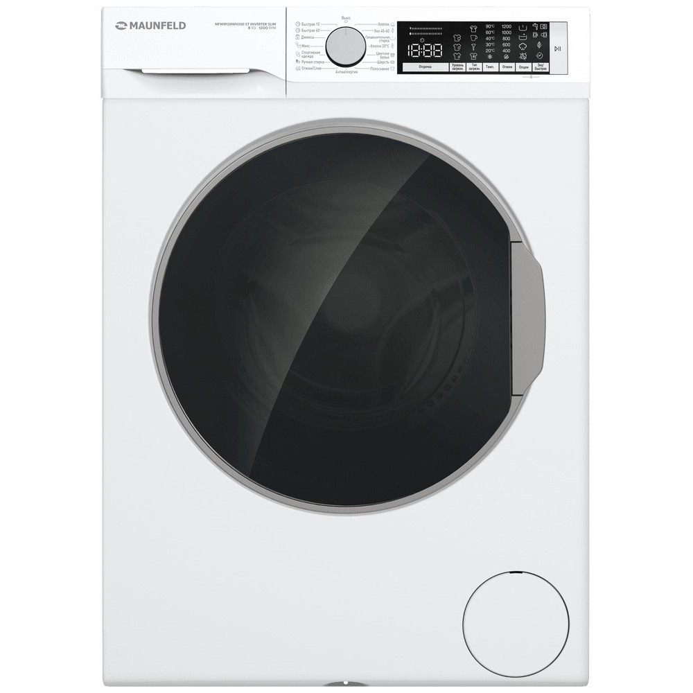 Стиральная машина Maunfeld MFWM128WH300 ST INVERTER SLIM