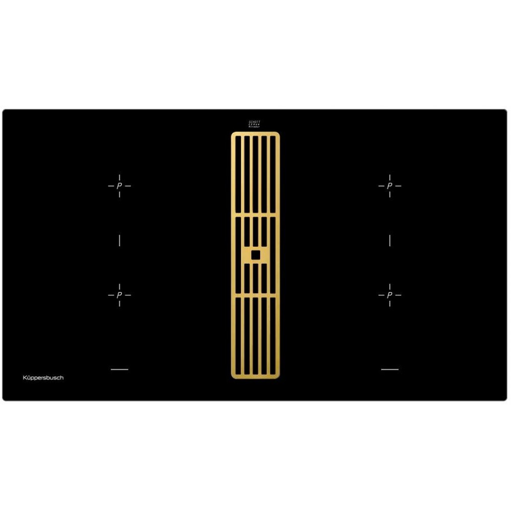 Варочная панель с вытяжкой Kuppersbusch KMI 9850.0 SR Gold