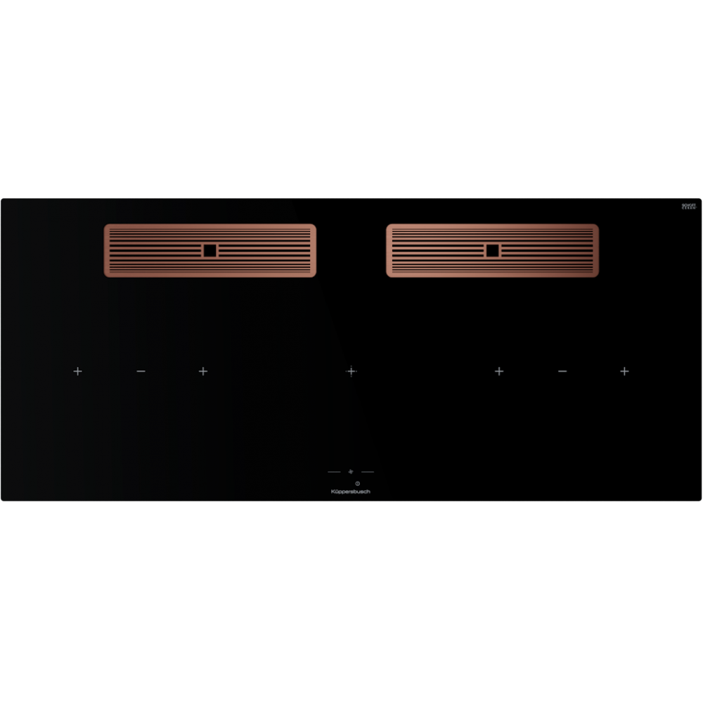 Индукционная варочная поверхность с вытяжкой Kuppersbusch KMI 12850.0 SR-E Copper