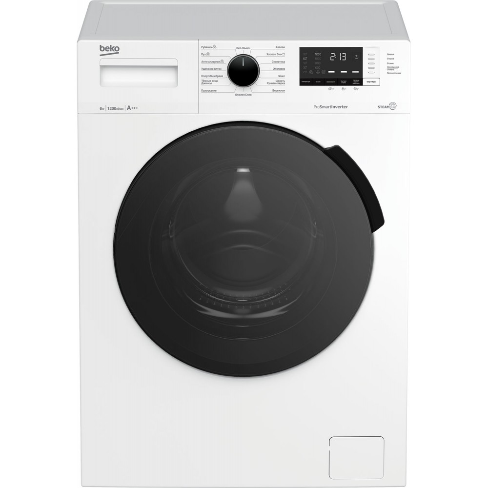 Стиральная машина Beko WSPE6612W BY, белая