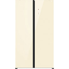 Холодильник WEISSGAUFF WSBS 1036 INVERTER NOFROST PREMIUM СHAMPAGNE GLASS