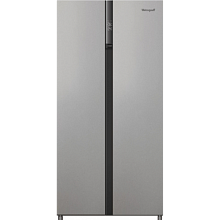 Холодильник WEISSGAUFF WSBS 600 NOFROST INVERTER BRU STEEL GLASS