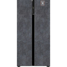 Холодильник WEISSGAUFF WSBS 600 NOFROST INVERTER ROCK GLASS