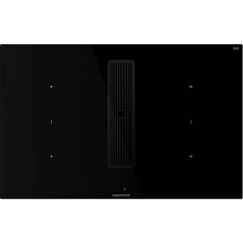 Индукционная варочная панель с вытяжкой Kuppersbusch KMI 8350.0 SR Black Chrome